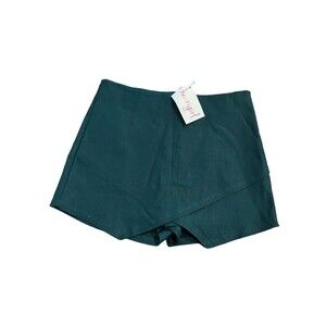 NWT Girls Blue Blush Dark Green/Teal Envelope Skort Size Medium Henri Girl Short